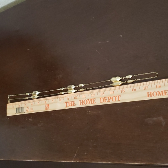 LAUREN by Ralph Lauren Station Gold Tone Necklace - Picture 4 of 6